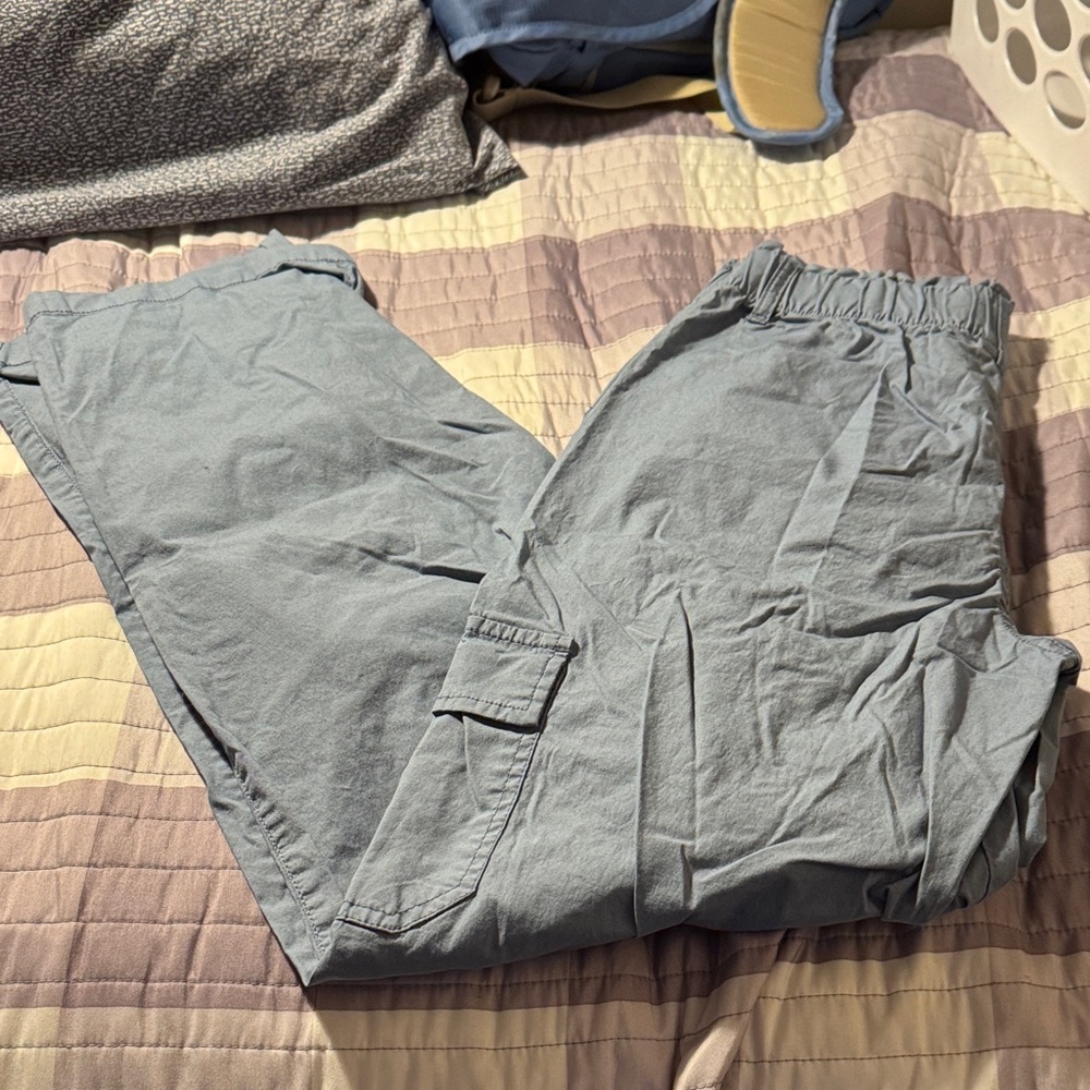 Gray Cargo Pants